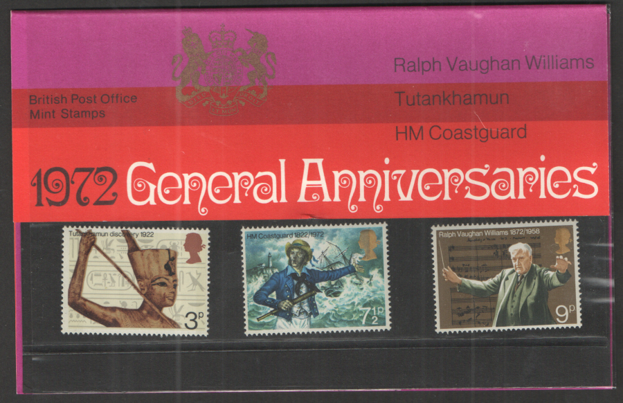 (image for) 1972 General Anniversaries Royal Mail Presentation Pack 40